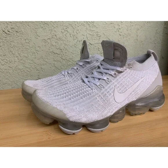 Nike Air Vapormax Flykknit‎ 3 White Pure Platinum AJ6900-102 Men’s Size 6